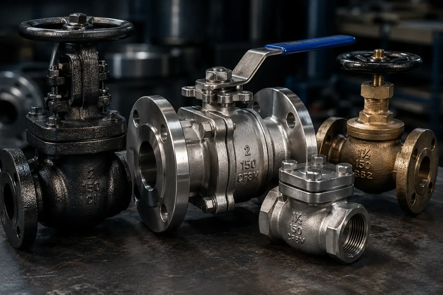 Industrial valves and flow control equipment